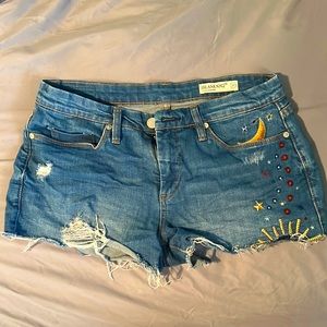 Blank NYC Moon and Stars Shorts size 27